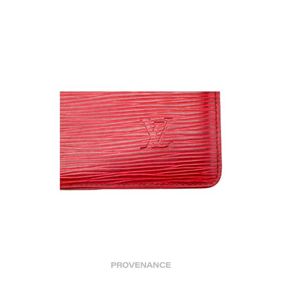 🔴 Louis Vuitton MALLETIER Marco Wallet - Red Epi Leather - Picture 6 of 10